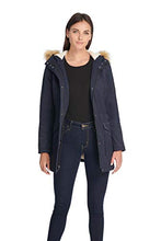 Load image into Gallery viewer, Levi's Women's Performance Sherpa Lined Midlength Parka Jacket, navy, X-Small
