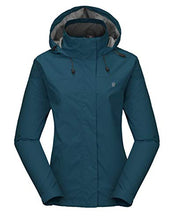 Load image into Gallery viewer, Little Donkey Andy Women’s Waterproof Rain Jacket Lightweight Outdoor Windbreaker Rain Coat Shell for Hiking, Travel Blue L
