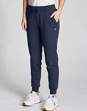 Load image into Gallery viewer, Champion Women's Powerblend Jogger, Athletic Navy Graphic, Medium
