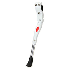 Load image into Gallery viewer, Foxnovo Bicycle Kickstand Adjustable Aluminium Alloy Bike Bicycle Side Stand (White)
