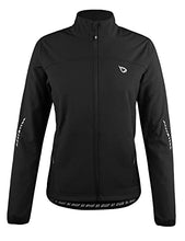 Load image into Gallery viewer, BALEAF Women&#39;s Windproof Thermal Softshell Cycling Running Winter Jacket Biking Cold Weather Waterproof Warm Black Size L
