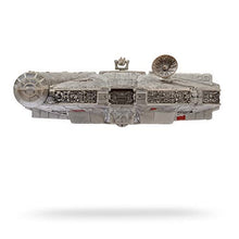 Load image into Gallery viewer, STAR WARS MICRO GALAXY SQUADRON Assault Class Millennium Falcon - 7-Inch Vehicle with 1-Inch Han Solo, Chewbacca, Princess Leia and OBI-Wan Kenobi Micro Figures
