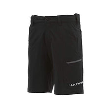 Load image into Gallery viewer, Huk Men's Standard Next Level Quick-Drying Performance Fishing Shorts, Black-10.5", Small
