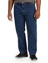 Load image into Gallery viewer, DXL Big and Tall Essentials Relaxed-Fit Jeans, Dark Wash, 58W X 30L

