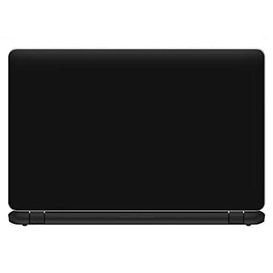 15 15.6 inch Laptop Notebook Skin Vinyl Sticker Cover Decal Fits 13.3" 14" 15.6" 16" HP Lenovo Apple Mac Dell Compaq Asus Acer/Solid Black