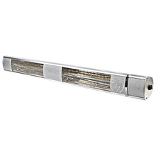 Load image into Gallery viewer, Comfort Zone CZPH30RSL 3,000-Watt/240-Volt, Hard-Wired, Wall Mounted Indoor/Outdoor Patio Heater w/Remote, Overheat Protection, Tip-Over Switch, IP65 Waterproof Rating, Mounting Hardware Included
