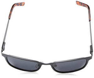 Dockers Men's S06869ldp008 Polarized Rectangular Sunglasses, Black, 56 mm
