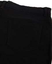 Load image into Gallery viewer, Gloria Vanderbilt womens Amanda Classic High Rise Tapered Jeans, Black, 4P Short US
