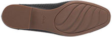 Load image into Gallery viewer, Clarks womens Juliet Cedar Ballet Flat, Black Leather, 8 US
