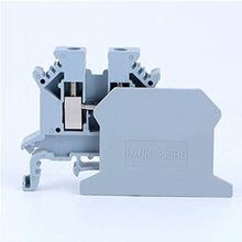 Load image into Gallery viewer, 10Pcs D-UK2.5BG DIN Rail Mounted Terminal Block End Cover - Gray
