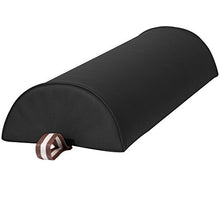 Load image into Gallery viewer, 9"x26" Semi-round Massage Bolster -Black

