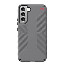 Load image into Gallery viewer, Speck Products Presidio2 Grip Samsung Galaxy S22+ Case, Graphite Grey/Black/Bold Red
