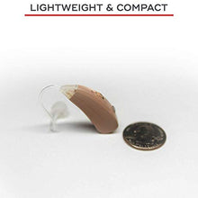 Load image into Gallery viewer, Hearing Assist Recharge | Rechargeable BTE Air Conduction Hearing Aid (Both Ears) | FDA Registered with Charging Case | TV Offer with Free Technical Support | Beige
