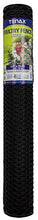 Load image into Gallery viewer, Tenax 72120546 Hex Poultry Fence, 3' x 25' Black
