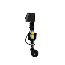 Load image into Gallery viewer, Seachoice 52041 Electric Jack with Caster and 7-Way Connector – Max Load 1,500 Pounds – 6 Inch Wheel Size – 10 Inches of Travel – Black
