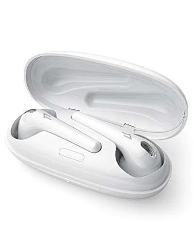 1MORE ComfoBuds Wireless Earbuds for Kids, Mini Noise Cancelling True Wireless Earbuds for Teenager, Bluetooth 5.0 Headphones with 4 Mics, IPX5 Waterproof Sports Earphone for Students, White