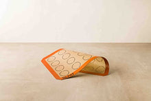 Load image into Gallery viewer, Silpat Perfect Macaron Non-Stick Silicone Baking Mat, 11-5/8&quot; x 16-1/2&quot;, Orange

