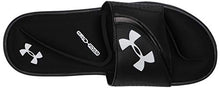 Load image into Gallery viewer, Under Armour Men's Ignite VI SL Slide Sandal, Black (003)/Black, 14 M US
