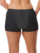 Load image into Gallery viewer, Vulvar Varicosity and Prolapse Support Boy-Leg Brief with Groin Compression Bands - Black - Medium
