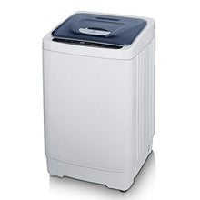 Load image into Gallery viewer, MOOSOO Full-Automatic Washing Machine Portable Compact 1.38 Cu.ft Laundry Washer Spin with Drain Pump,8 Programs 3 Water Level/Temp,24h Smart Delay,10 Lbs Capacity for Apartment, Dorm, RV and Camping
