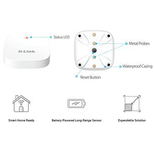 Load image into Gallery viewer, D-Link Wi-Fi Water Sensor Add-on, Long Range Battery Powered, Compatible Only with DCH-S1621KT, Whole Home with App Notifications (DCH-S163)
