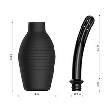 Load image into Gallery viewer, OTBBA Enema kit with Lubricant - Douche for Men Certificate Medical Douche Bulb for Women Comfortable Anal Douche Enema Bulb 10 Ounce
