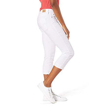 Load image into Gallery viewer, Signature by Levi Strauss &amp; Co. Gold Label Women's Size Mid-Rise Slim Fit Capris (Standard and Plus), White Dove, 16
