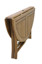Load image into Gallery viewer, Eucalyptus 43 Inch Round Folding Deck Table
