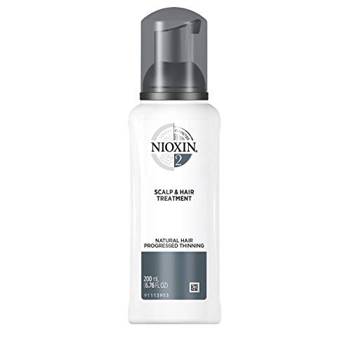 Nioxin System 2 Scalp & Hair Treatment, Natural Hair with Progressed Thinning, 6.8 oz