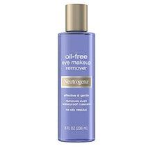 Load image into Gallery viewer, Neutrogena Gentle Oil-Free Eye Makeup Remover &amp; Cleanser for Sensitive Eyes, Non-Greasy Makeup Remover, Removes Waterproof Mascara, Dermatologist &amp; Ophthalmologist Tested, 8.0 fl. oz.
