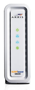 ARRIS SURFboard SB8200 DOCSIS 3.1 Gigabit Cable Modem | Approved for Cox, Xfinity, Spectrum & others | White , Max Internet Speed Plan 1000 Mbps