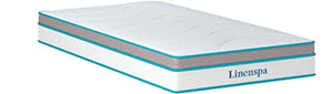 Linenspa 10 Inch Memory Foam and Innerspring Hybrid Mattress - Medium Feel - Twin