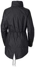 Load image into Gallery viewer, Columbia Women&#39;s Sustina Springs Long Lined Windbreaker, Black, Medium
