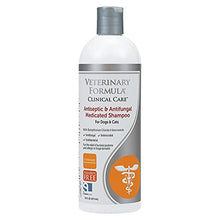 Load image into Gallery viewer, Veterinary Formula Clinical Care Antiseptic and Antifungal Shampoo for Dogs and Cats, 16 oz – Medicated Shampoo to Relieve, Heal and Soothe Fungal and Bacterial Skin Infections, White (FG01320)
