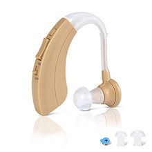 Load image into Gallery viewer, Digital Hearing Amplifier Aid - Personal Sound Device with 2Pcs 500hr Batteries, 4 Channels Noise Reduction, Hearing Aid Cleaning Kit for Adults and Seniors by iAid
