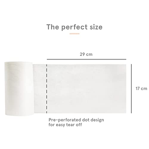Load image into Gallery viewer, LA PETITE OURSE Cloth Diaper Liners, Disposable Biodegradable Cloth Diaper Liner Rolls, Fragrance Free Cloth Diaper Liners, Unscented, SGS Certified, 11.5 X 6.75 inches - 100 Sheets/Roll - Pack of 4