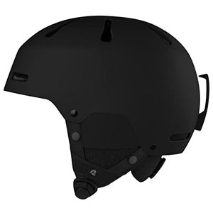 Retrospec Comstock Ski & Snowboard Helmet for Adults - Durable ABS Shell, Protective EPS Foam & 10 Cooling Vents - Adjustable Fit for Men & Women - Matte Black, Large