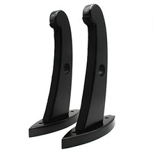 Load image into Gallery viewer, YOU+ Surfboard Wall Mount Surfboard Holder，Wooden Surfboard Wall Mount, Surfboard Rack/Paddle Board Wall Mount, for Storage, Display and Decoration-1 Pair (Black)
