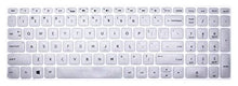 Load image into Gallery viewer, Keyboard Skin for 17.3" HP Envy 17m-ae111dx 17-bs, 15.6" HP Pavilion X360 15-br075nr, HP Envy X360 15m-bp012dx bp011dx/bp111dx/bp112dx 15m-bq121dx, HP 15-CB 15-CC 15-CD 15-CH 15-BW 15-BS Series Silver
