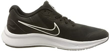 Load image into Gallery viewer, Nike Unisex-Child Star Runner 3 Pre School Running Shoe (Black/White, Numeric_3)
