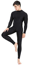 Load image into Gallery viewer, Speerise Mens Turtleneck Spandex Long Sleeve Unitard Bodysuit Dancewear, Black, XXL
