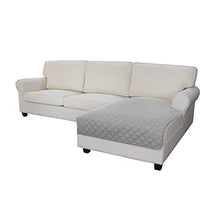 Load image into Gallery viewer, Easy-Going Sofa Slipcover L Shape Sectional Couch Cover 42 x 52 inches Rectangular Chaise Lounge Cover Reversible Sofa Cover Furniture Protector for Pets Kids Children Dog Cat(Light Gray/Light Gray)
