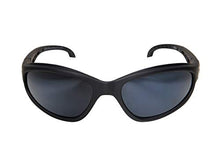 Load image into Gallery viewer, Edge TSM21-G15-7 Dakura Polarized Wrap-Around Safety Glasses, Anti-Scratch, Non-Slip, UV 400, Military Grade, ANSI/ISEA &amp; MCEPS Compliant, 5.04" Wide, Matte Black Frame / G-15 Silver Mirror Lens
