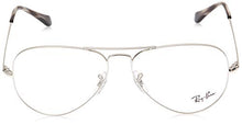 Load image into Gallery viewer, Ray-Ban Unisex-Adult RX6489 Metal Prescription Eyeglass Frames, Silver/Demo Lens, 58 mm
