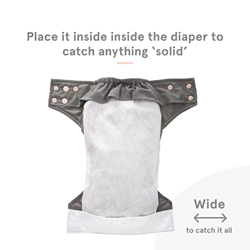 Load image into Gallery viewer, LA PETITE OURSE Cloth Diaper Liners, Disposable Biodegradable Cloth Diaper Liner Rolls, Fragrance Free Cloth Diaper Liners, Unscented, SGS Certified, 11.5 X 6.75 inches - 100 Sheets/Roll - Pack of 4