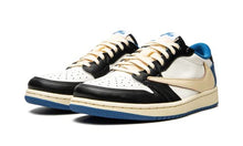 Load image into Gallery viewer, Nike Men&#39;s Air Jordan 1 Low OG Sp Travis Scott X Fragment, Sail/Black/Military Blue/Shy P, 7.5

