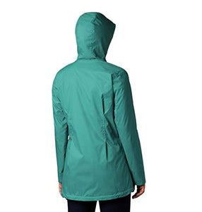 Columbia Women's Switchback Long Jacket, Waterfall/Nocturnal Lining, Medium