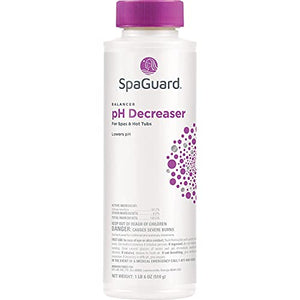 Spa and Hot Tub Chemical Balancer Maintenance Kit - Contains Scum Absorber, SpaGuard Total Alkalinity Increaser, Calcium Increaser, pH Increaser and pH Decreaser (5 Items)