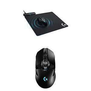 Logitech G Powerplay Wireless Charging System for G703, G903 Lightspeed Wireless Gaming Mice with G903 Lightspeed Wireless Gaming Mouse W/Hero 16K Sensor