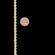 Load image into Gallery viewer, Lifetime Jewelry 5mm Rope Chain Necklace 24k Real Gold Plated for Men Women Teen (Gold, 18)
